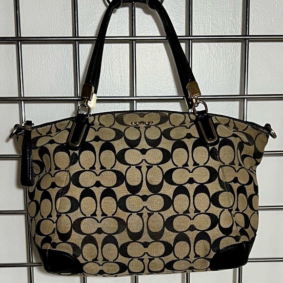 COACH Mini C  OpArt Handbag - Picture 1 of 3